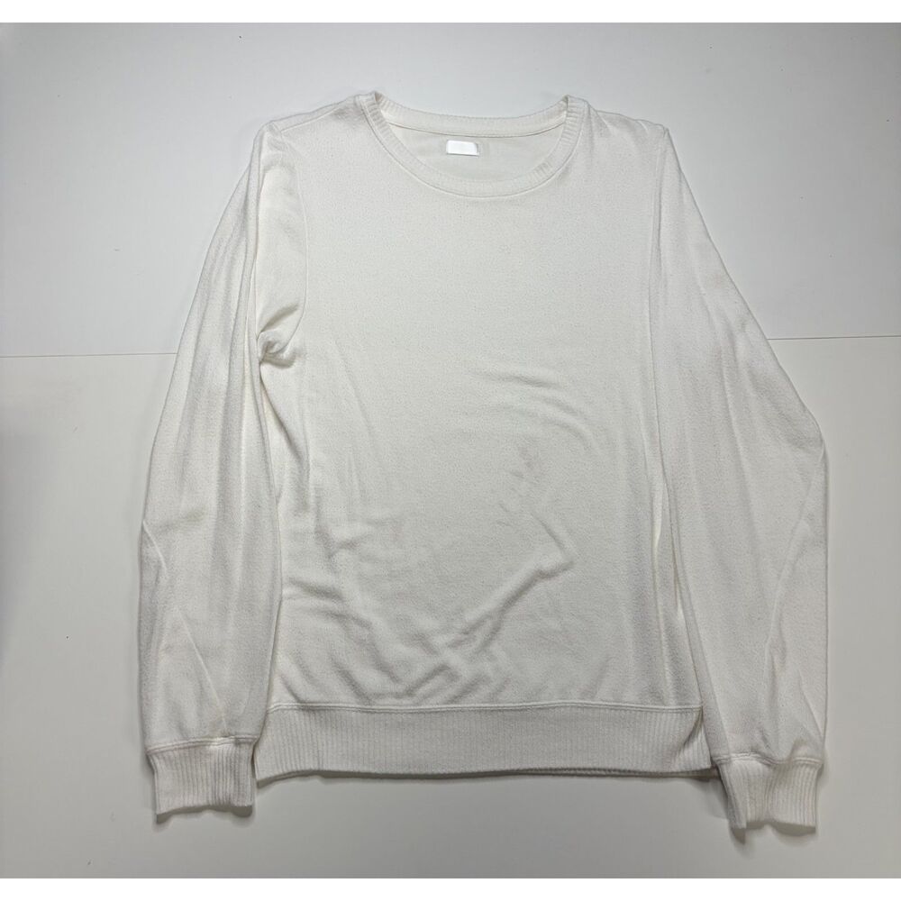 White Winter Night Sweater Woman's S Grandma